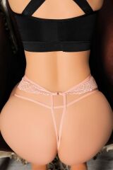 Pembe Dantelli İp Detaylı Fantezi String Tanga