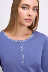 Kadın Uzun Kol T-Shirt ve Pantolon Takım ( 11566 )