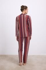 Kadın Uzun Kol Gömlek ve Pantolon Takım ( 11578 )