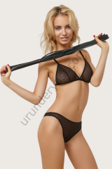 Arias Closet Deri Fantezi Harness Siyah Kırbaç