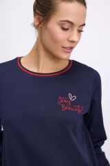 Kadın Uzun Kol Sweatshirt ve Pantolon Takım ( 11583 )