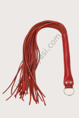 Arias Closet Deri Fantezi Harness Kırmızı Kırbaç