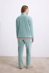 Kadın Uzun Kol Sweatshirt ve Pantolon Takım ( 11588 )