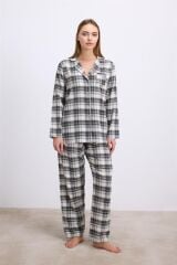 Kadın Uzun Kol Gömlek ve Pantolon Takım ( 11594 )