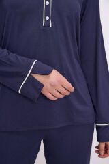 Kadın Uzun Kol T-Shirt ve Pantolon Takım ( 11613 )