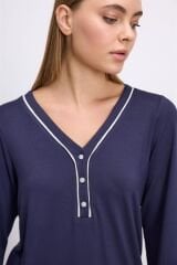 Kadın Uzun Kol T-Shirt ve Pantolon Takım ( 11613 )