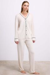 Kadın Uzun Kol Gömlek ve Pantolon Takım ( 11614 )