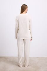 Kadın Uzun Kol Gömlek ve Pantolon Takım ( 11614 )