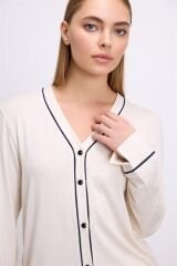 Kadın Uzun Kol Gömlek ve Pantolon Takım ( 11614 )