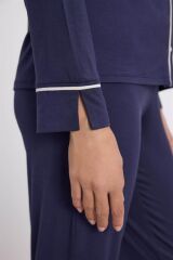 Kadın Uzun Kol Gömlek ve Pantolon Takım ( 11614 )