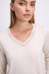 Kadın Uzun Kol T-Shirt ve Pantolon Takım ( 11616 )