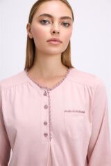 Kadın Uzun Kol T-Shirt ve Pantolon Takım ( 11618 )