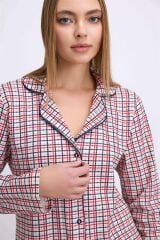 Kadın Uzun Kol Gömlek ve Pantolon Takım ( 11627 )