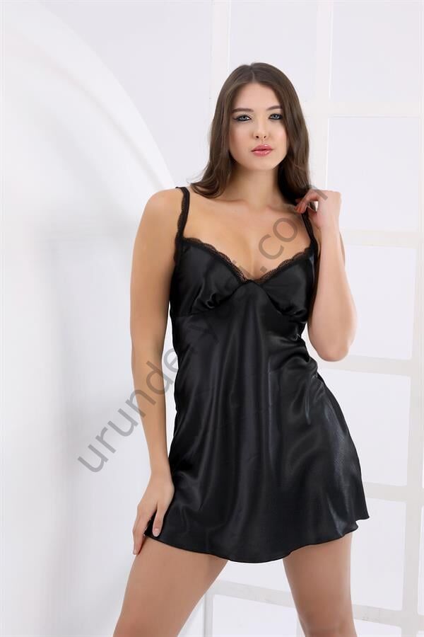 MOONLİGHT 9479 FANTEZİ DANTEL SATEN GECELİK