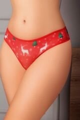 Arias Closet Özel Bölgesi Açık Yılbaşı Desenli Fantezi Tanga String