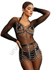 Arias Closet Zincir Detaylı Fantezi Harness Aksesuar